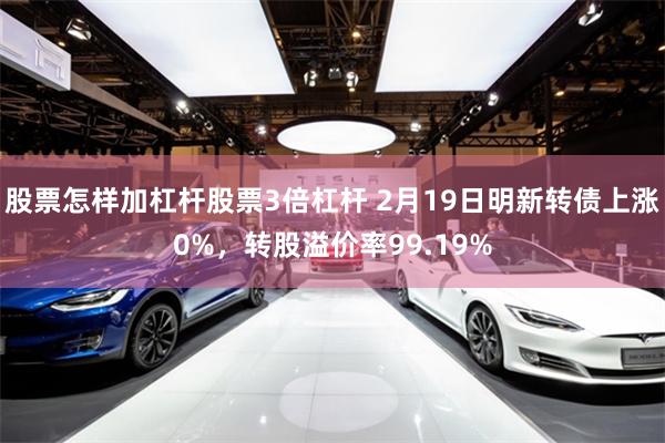 股票怎样加杠杆股票3倍杠杆 2月19日明新转债上涨0%，转股溢价率99.19%